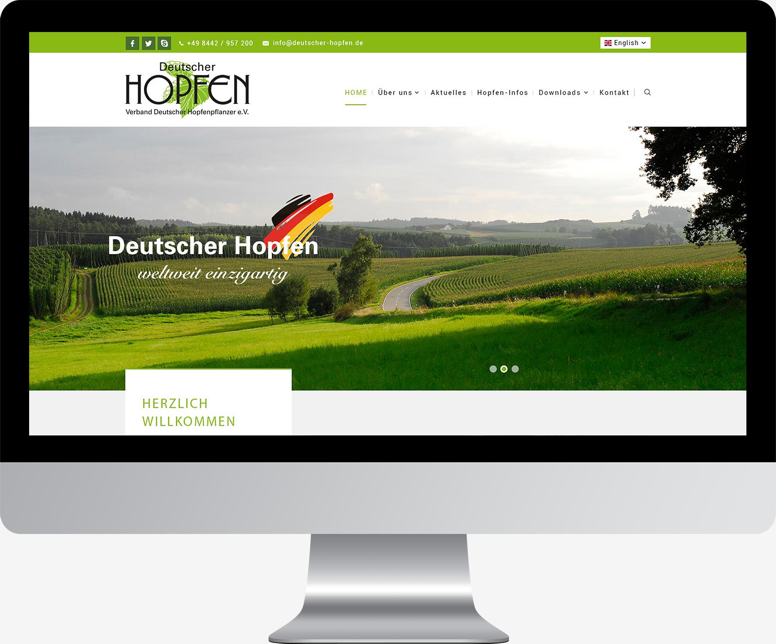 Webdesign Dachau - Deutscher Hopfenverband